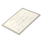 Pageant Certificates-Award Notitieblok (Schuin)