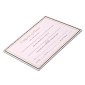 Pageant Certificates-Award Notitieblok (Schuin)