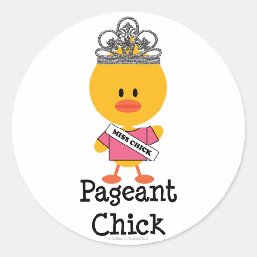 Pageant Chick Stickers (Voorkant)
