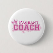 Pageant Coach Ronde Button 5,7 Cm (Voorkant)