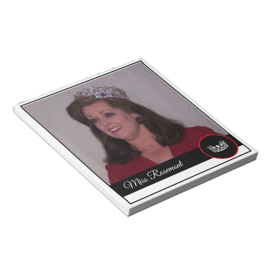 Pageant Crown Autograaf Pad Notitieblok (Schuin)