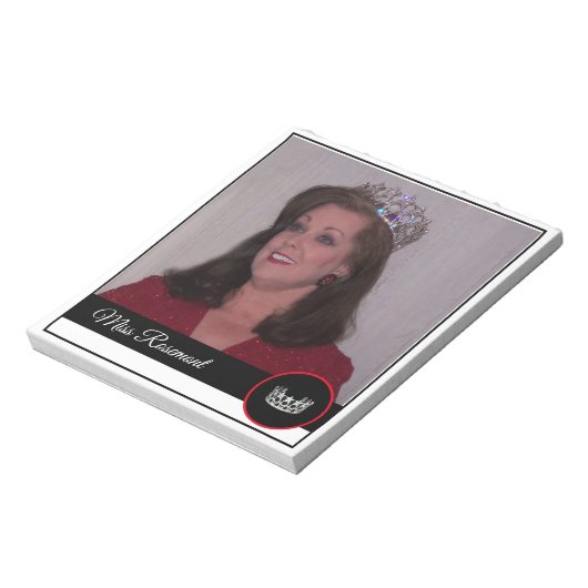 Pageant Crown Autograaf Pad Notitieblok (Linkerzijde)