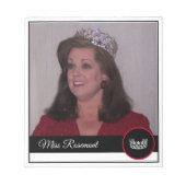Pageant Crown Autograaf Pad Notitieblok (Voorkant)
