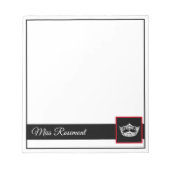 Pageant Crown Autograaf Pad Notitieblok (Voorkant)
