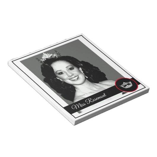 Pageant Crown Autograaf Pad Notitieblok (Schuin)