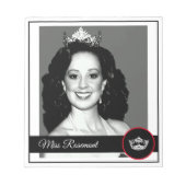 Pageant Crown Autograaf Pad Notitieblok (Voorkant)