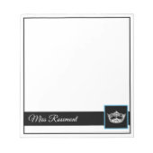 Pageant Crown Autograaf Pad Notitieblok (Voorkant)
