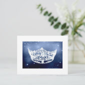 Pageant Crown Briefkaart (Staand voorkant)