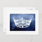Pageant Crown Briefkaart (Voorkant / Achterkant)