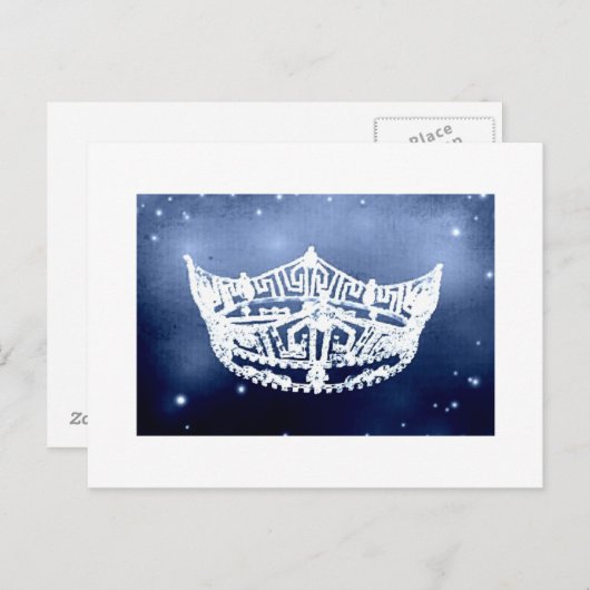 Pageant Crown Briefkaart (Voorkant / Achterkant)
