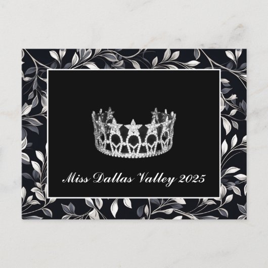 Pageant Crown Briefkaart (Voorkant)