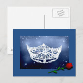 Pageant Crown Briefkaart (Voorkant / Achterkant)