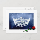Pageant Crown Briefkaart (Voorkant / Achterkant)
