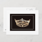 Pageant Crown Briefkaart (Voorkant / Achterkant)