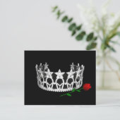 Pageant Crown Briefkaart (Staand voorkant)