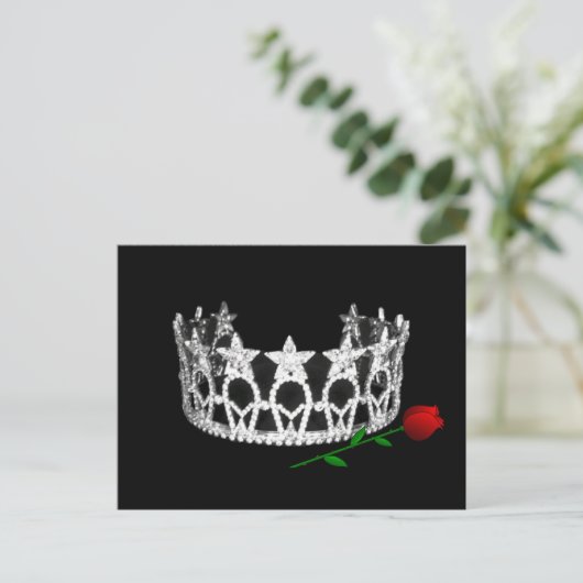 Pageant Crown Briefkaart (Staand voorkant)