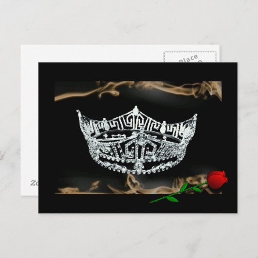 Pageant Crown Briefkaart (Voorkant / Achterkant)