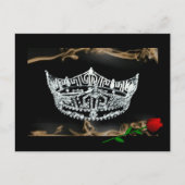 Pageant Crown Briefkaart (Voorkant)