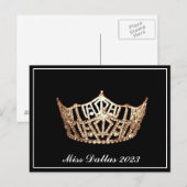 Pageant Crown Briefkaart (Voorkant / Achterkant)