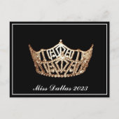 Pageant Crown Briefkaart (Voorkant)