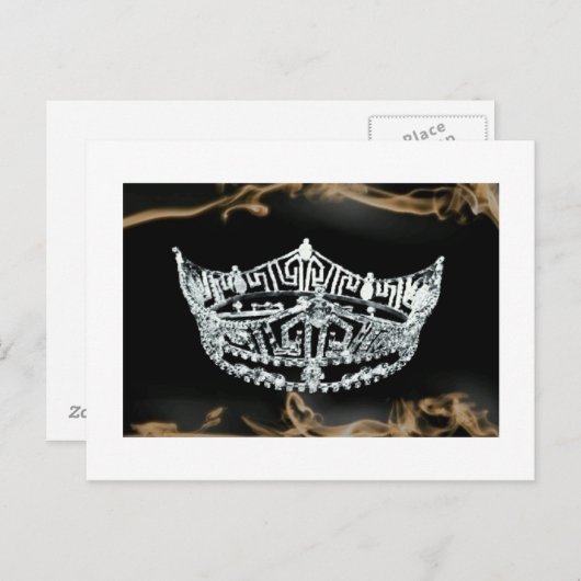 Pageant Crown Briefkaart (Voorkant / Achterkant)