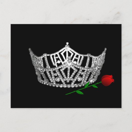 Pageant Crown Briefkaart (Voorkant)