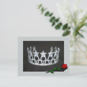 Pageant Crown Briefkaart (Staand voorkant)
