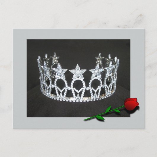 Pageant Crown Briefkaart (Voorkant)