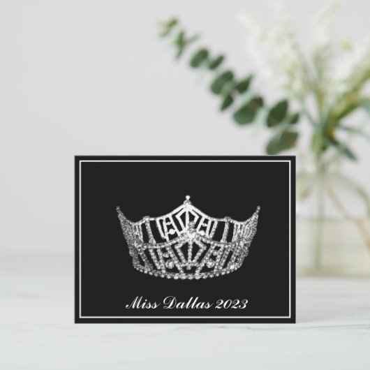Pageant Crown Briefkaart (Staand voorkant)