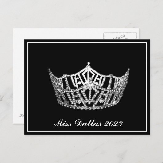 Pageant Crown Briefkaart (Voorkant / Achterkant)