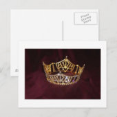 Pageant Crown Briefkaart (Voorkant / Achterkant)