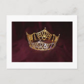 Pageant Crown Briefkaart (Voorkant)