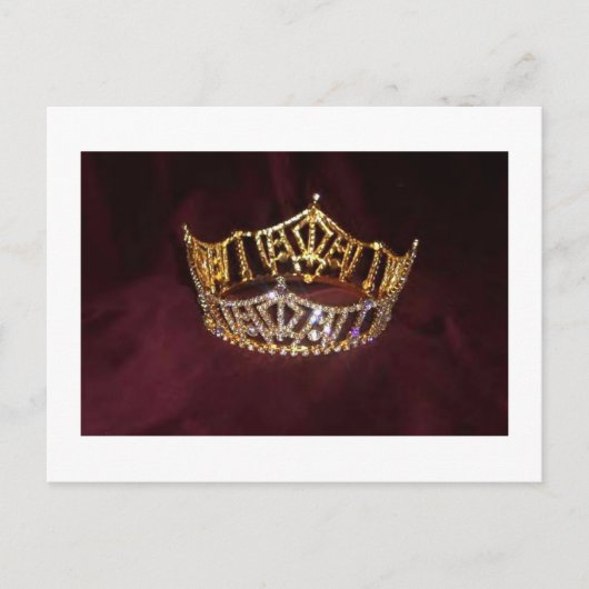 Pageant Crown Briefkaart (Voorkant)