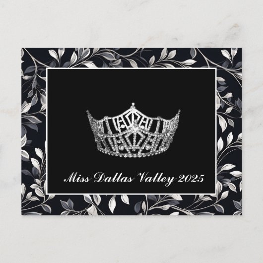 Pageant Crown Briefkaart (Voorkant)