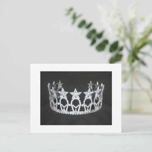 Pageant Crown Briefkaart (Staand voorkant)