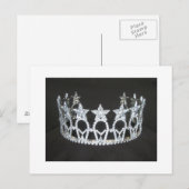 Pageant Crown Briefkaart (Voorkant / Achterkant)