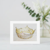 Pageant Crown Briefkaart (Staand voorkant)