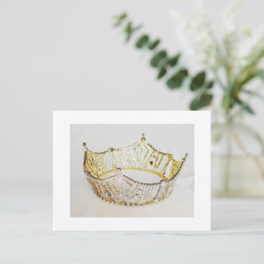 Pageant Crown Briefkaart (Staand voorkant)