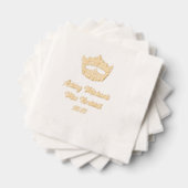 Pageant Crown Custom Folie Servetten (Insitu (Gestapeld))
