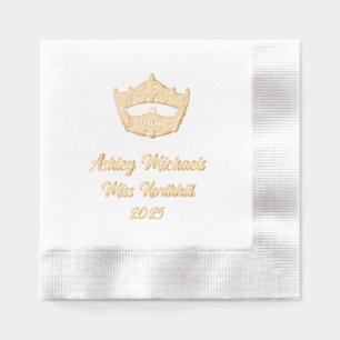 Pageant Crown Custom Folie Servetten