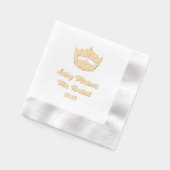 Pageant Crown Custom Folie Servetten (Links)