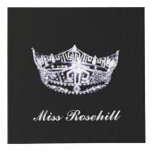 Pageant Crown Custom Photo Cube Kubus (Rechts)