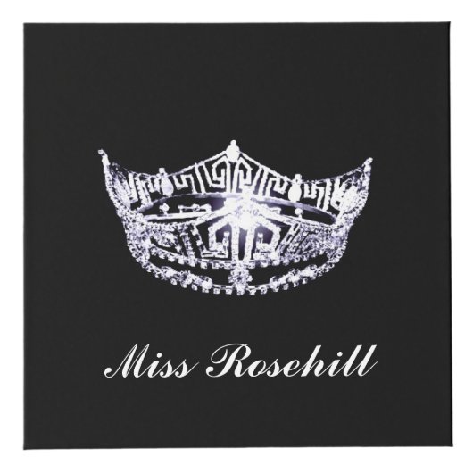 Pageant Crown Custom Photo Cube Kubus (Rechts)