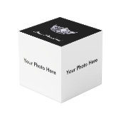 Pageant Crown Custom Photo Cube Kubus (Voorkant hoekig)