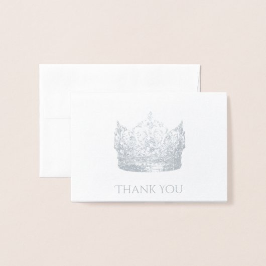 Pageant Crown Dank u kaart (Voorkant met envelop)