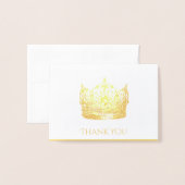 Pageant Crown Dank u kaart (Voorkant met envelop)