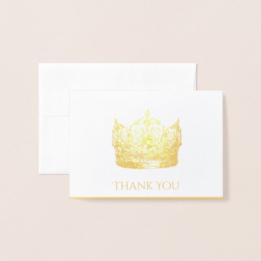Pageant Crown Dank u kaart (Voorkant met envelop)