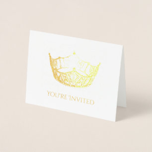 Pageant Crown Folie Note Kaart