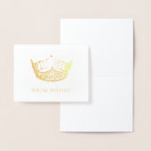 Pageant Crown Folie Note Kaart (Display)