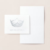 Pageant Crown Folie Note Kaart (Display)